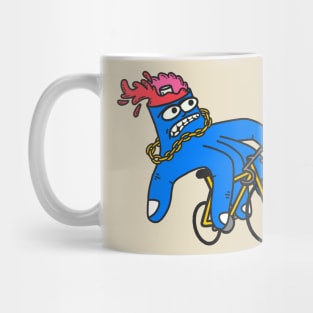 Hand Bike Dude Mug